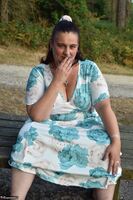 Cheeky Dee. Stripping in the woods Free Pic 9