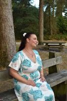 Cheeky Dee. Stripping in the woods Free Pic 11