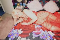 Sparkle. Flashing in my red nightdress Free Pic 2