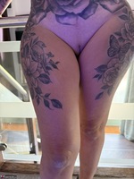 Inked MILF. Creaming my tanned tits Free Pic 17