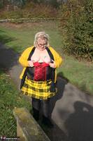 Lexie Cummings. Flashing In My Yellow Kilt Free Pic 9