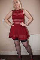 Tracey Lain. Dark Red Dress Pt1 Free Pic 1