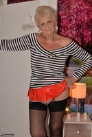 Sparkle. Short PVC Skirt and no Knickers Free Pic 18