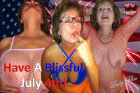 Busty Bliss. Happy Independance Day & 250th Birthday Of America Free Pic 1