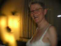 Tiffany Pearl. White Lingerie On The Sofa Free Pic 1