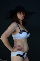 Hot Milf. White Lingerie Free Pic 2