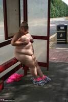 Lexie Cummings. Flashing At The Bus Shelter Free Pic 20