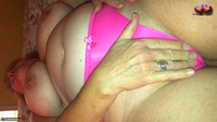 Busty Bliss. Pink Panty Cum Party Free Pic 7