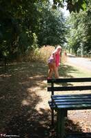 Lexie Cummings. Stripping By The Picnic Bench Free Pic 3
