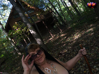 Busty Bliss. Busty Granny Bliss's Sex House In The Woods Free Pic 9