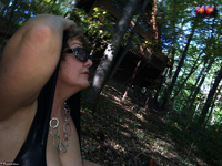 Busty Bliss. Busty Granny Bliss's Sex House In The Woods Free Pic 10