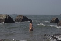 Diana Ananta. Naked Swimming In The Ocean Free Pic 1