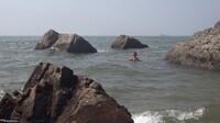 Diana Ananta. Naked Swimming In The Ocean Free Pic 3