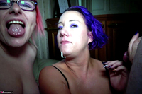 Sara Banks. Sara & Mollie's Cum Fun Free Pic 15
