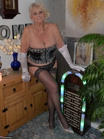 Sparkle. Teasing in sexy stockings and corset Free Pic 19