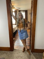 Lil Ms Muffet. Little Denim Skirt Free Pic 2
