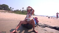 Diana Ananta. No Panties On The Beach Free Pic 6