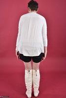 Hot Milf. White Boots Free Pic 14