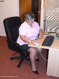 Office featuring Grandma Libby