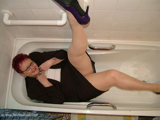 ValGasmic Exposed - Pinstripe Suit 1 Gallery