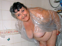 Fun in The Shower featuring Grandma Libby Free Pic 1