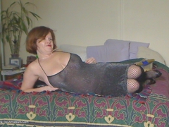 Misha MILF - Shiny Sexy Dress Gallery