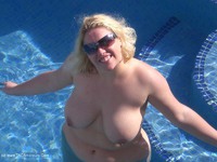 Poolside Posing featuring Barby Free Pic 1