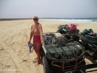 Quad Bikes Topless In Cape Verde featuring Barby Free Pic 1