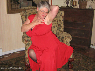Girdle Goddess - Red Hot In Red Dress
