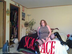 Misha MILF - Floral Print Dress Gallery