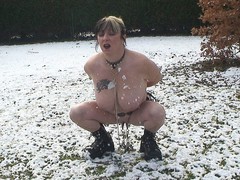 Mary Bitch - BDSM Session In The Snow Pt1 Video
