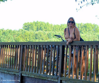 Naked Bicycle Trip featuring Nude Chrissy