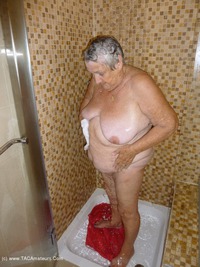 Shower Aztec featuring Grandma Libby