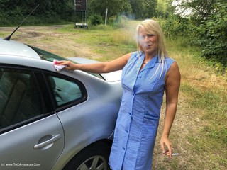 Sweet Susi - In The Blue Dress Outside Gallery