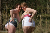 Lesbo Fun With Claire In The Woods Pt1 featuring Kinky Carol
