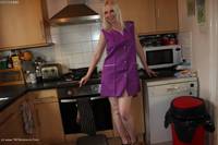 Work Dress Purple Worker featuring Tracey Lain Free Pic 1