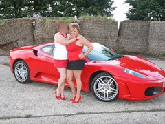 Curvy Claire - Little Red Sports Car Pt1 Gallery