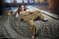 Leopard Print Safari Pt1 featuring Kimberly Scott Free Pic 1