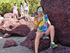 Diana Ananta - Nude On The Beach Gallery