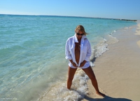 Wet T-Shirt On The Public Beach featuring Sweet Susi