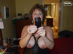 Busty Bliss - Leather Spiked Panties Gallery