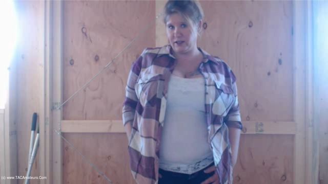 Busty Kris Ann - Lets Play In The Shed video