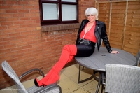 Dimonty In Red Thigh Boots featuring Phillipas Ladies Free Pic 1