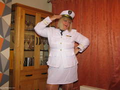 Chrissy UK - Lt Chrissy US Navy Meets The Captain Pt1 Gallery