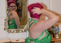 Posh Green Dress featuring Mollie Foxxx Free Pic 1