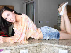 Heavenly Smut - Filthy slut on the kitchen island Gallery