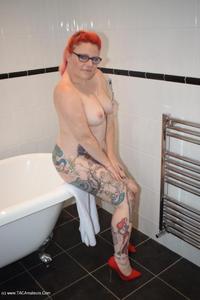 Naked In The Bathroom featuring Mollie Foxxx
