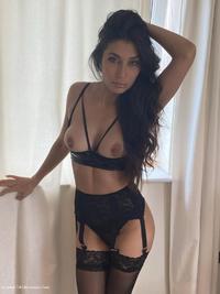 Hot In Black Lingerie featuring Sexy Alina XXX