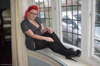 Naughty In The Window featuring Mollie Foxxx Free Pic 1