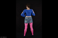 Neon Pink Pantyhose Pt1 featuring Hot Milf Free Pic 1